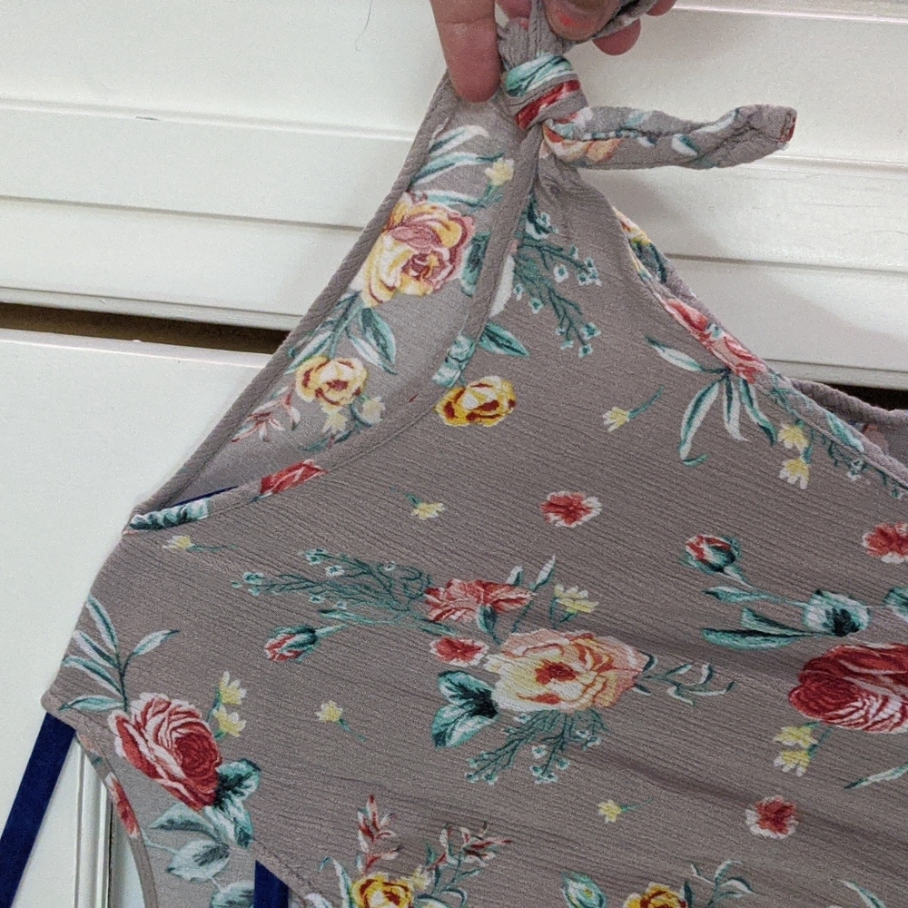 Torrid Open Shoulder Floral Tunic - Picture 2 of 8
